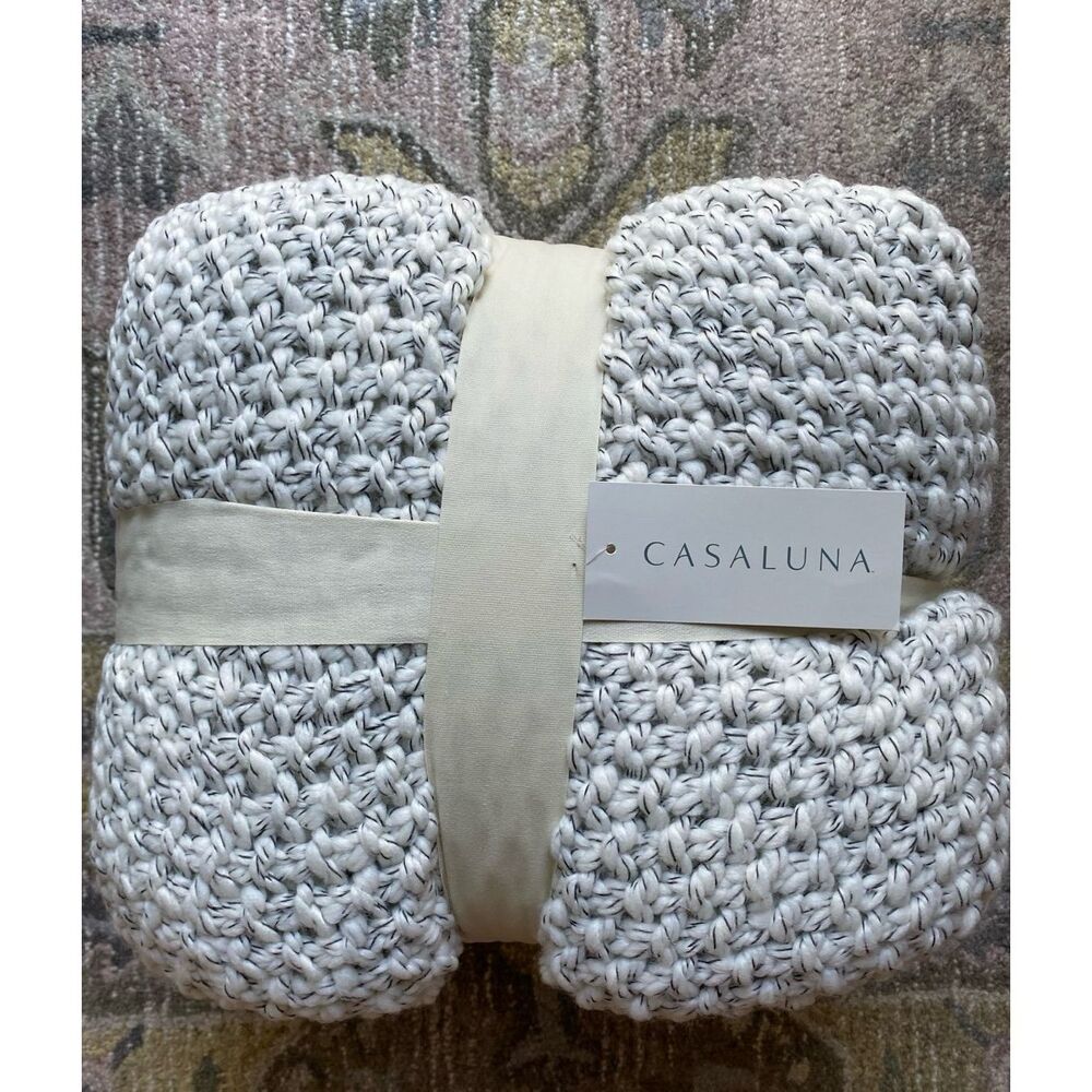 Casaluna Full/Queen Oversized Knit Bed Blanket Throw